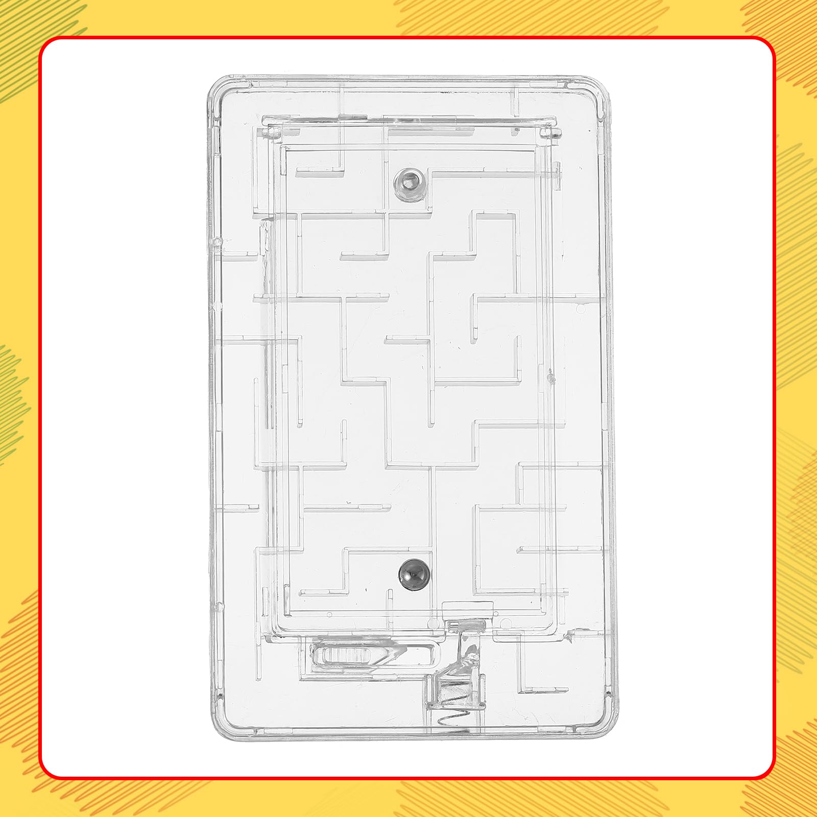 HyDren gift card maze box open in use demonstrates game play and retrieval.