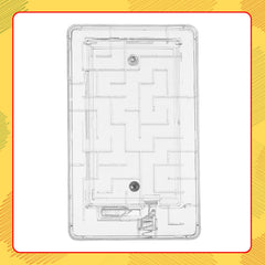 HyDren gift card maze box open in use demonstrates game play and retrieval.