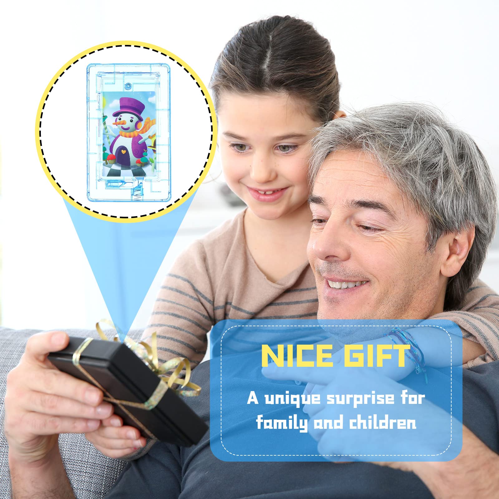 HyDren gift-card maze box opened demonstrates the puzzle mechanism.
