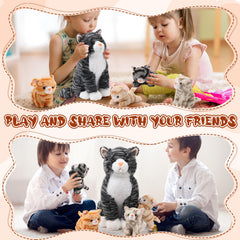 HyDren gift-ready cat family set ideal for birthdays and celebrations.