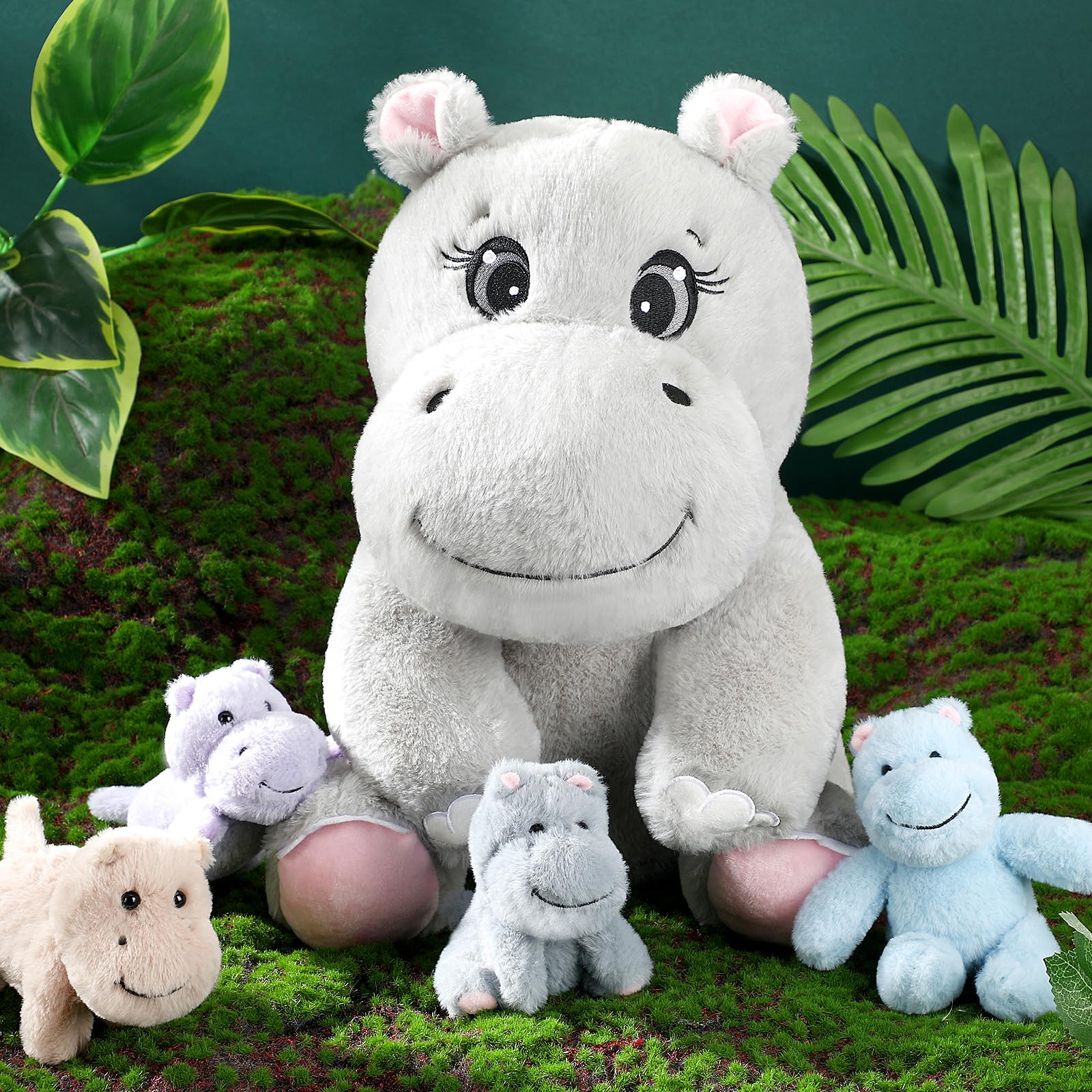 HyDren hippo plush vacuum-sealed package ready to fluff.