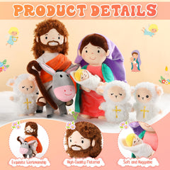 HyDren lamb with cross embroidery invites imaginative moments and gentle learning