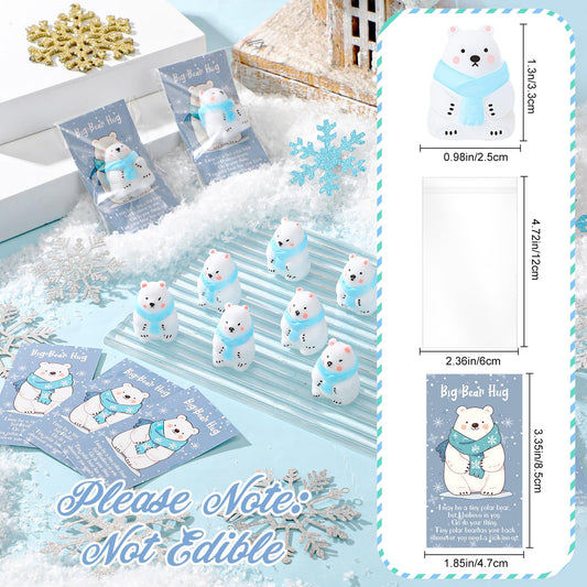HyDren polar bear bookmark with positive words motivates reading sessions and daily inspiration.