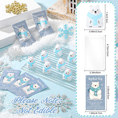 HyDren polar bear bookmark with positive words motivates reading sessions and daily inspiration.