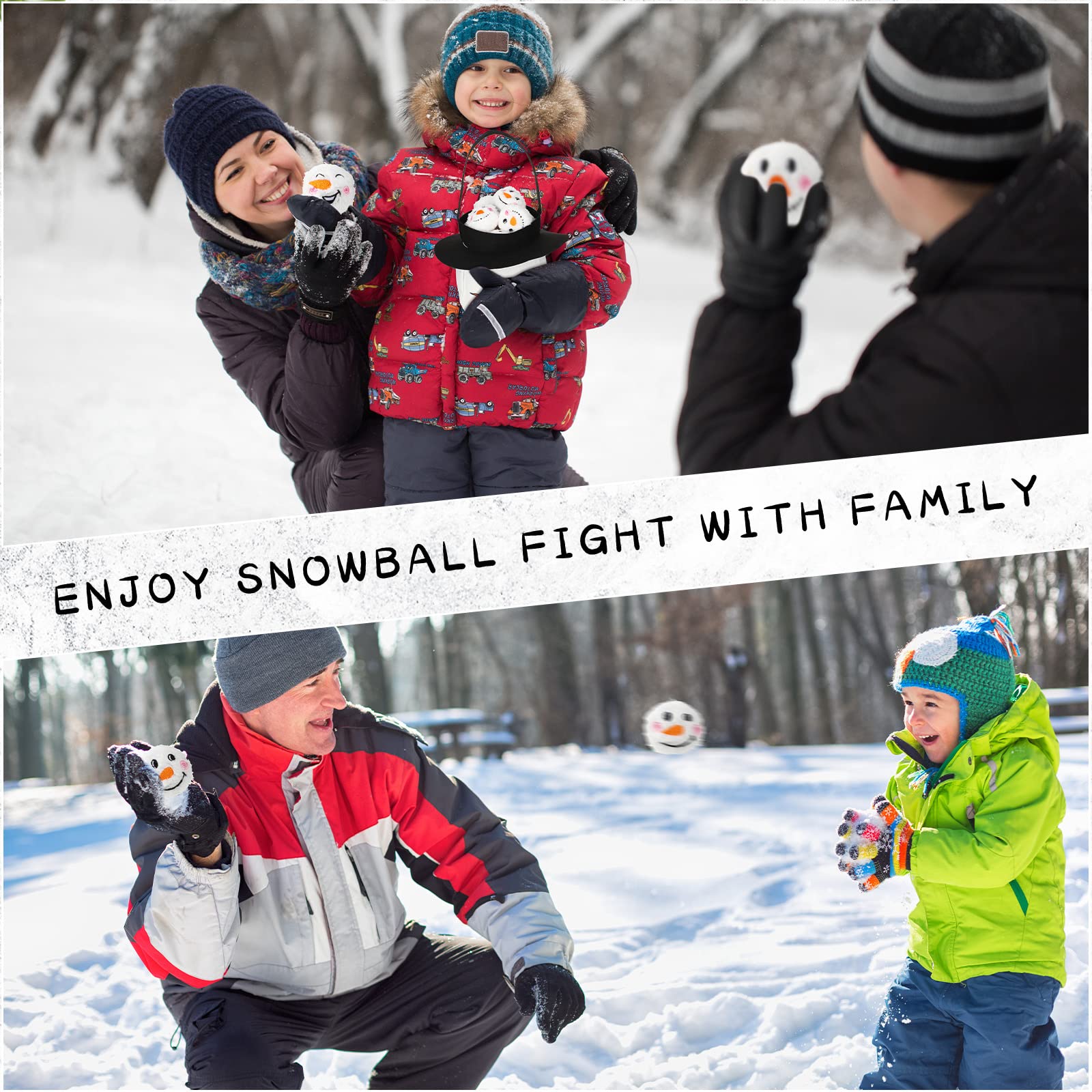 HyDren three styles help identify teams during friendly snowball battles.