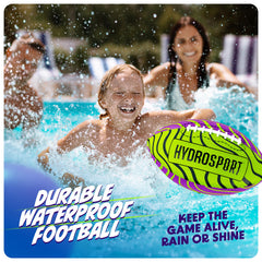 HydroSport Water Football on the beach highlights grip and versatile use for sunny days.