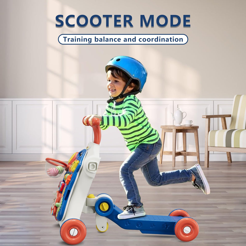 HYES blue walker built with safe ABS material for durable use.