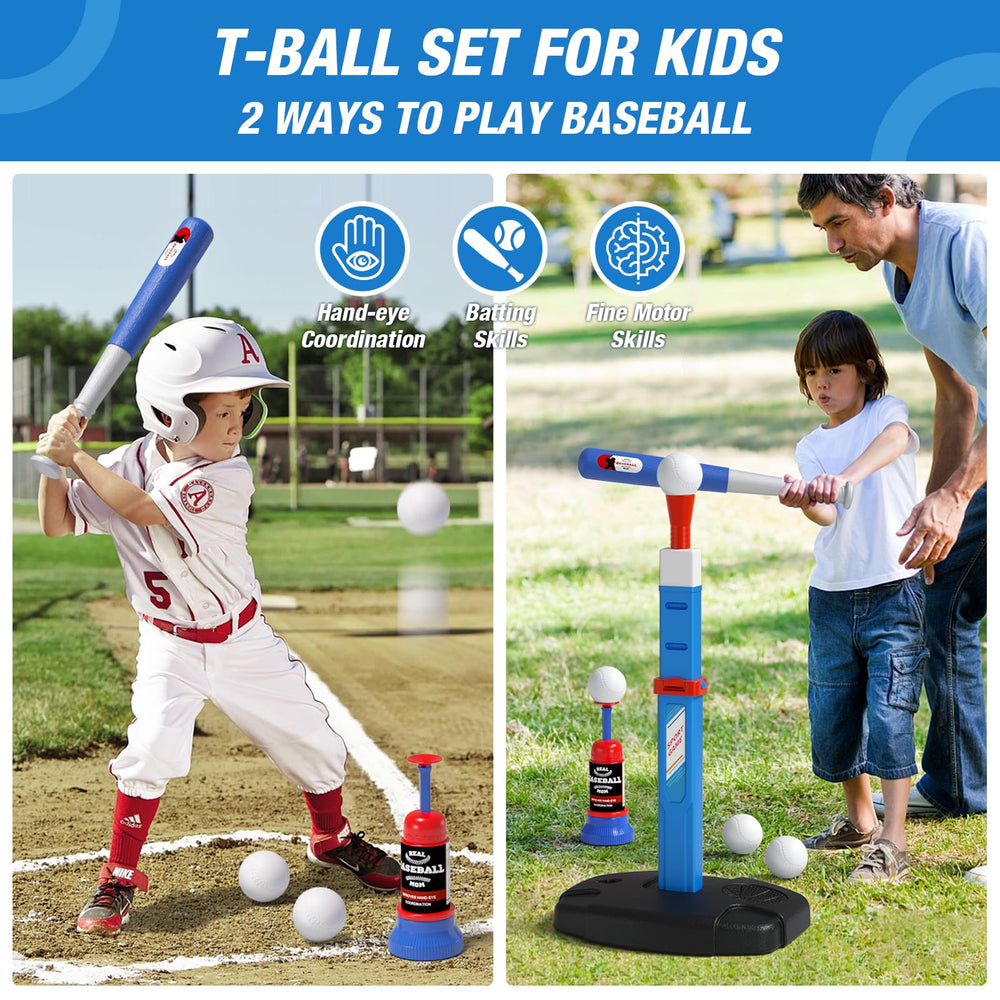 HYES adjustable height hoop grows with your child for lasting play