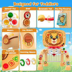 HYES animal sounds button panel with engaging learning audio