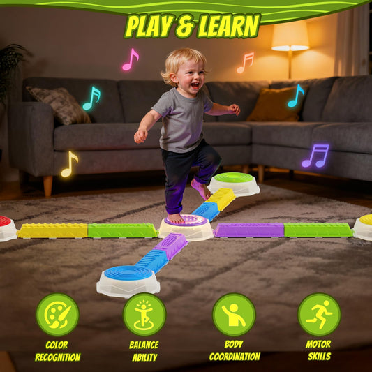 HYES Balance Beams provide stable paths to practice balance and coordination.