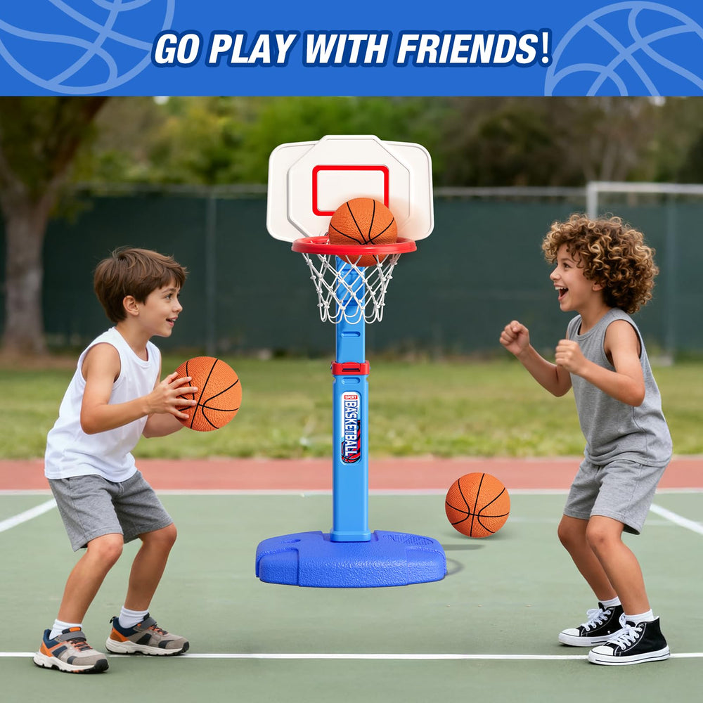 HYES ball pump and accessories ensure hassle-free setup.