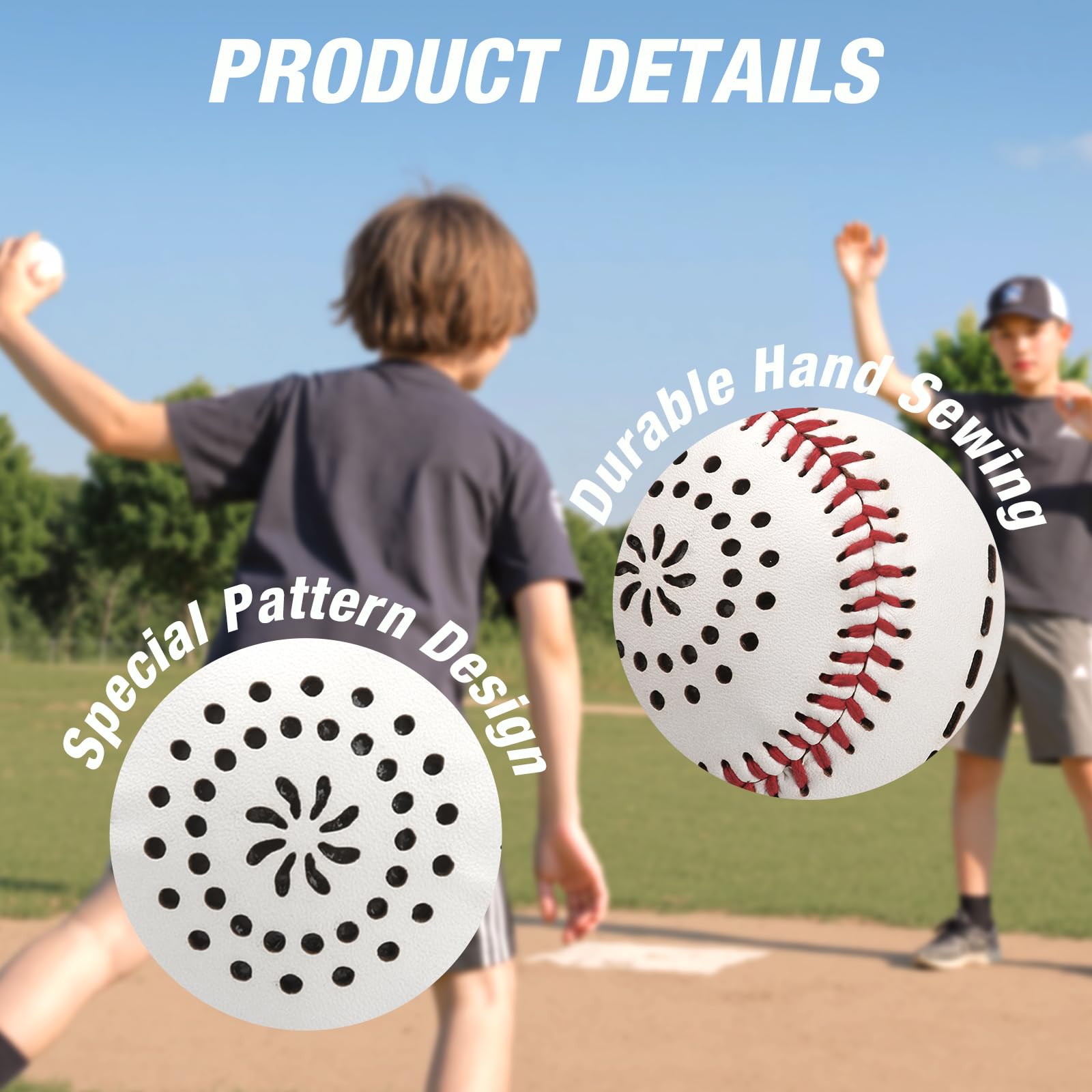 HYES glow baseball great for indoor and outdoor practice.
