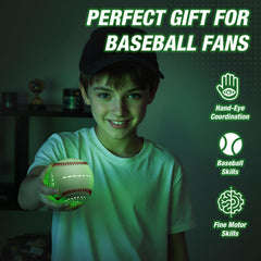 HYES glow baseball built to last with safe rounded shape.