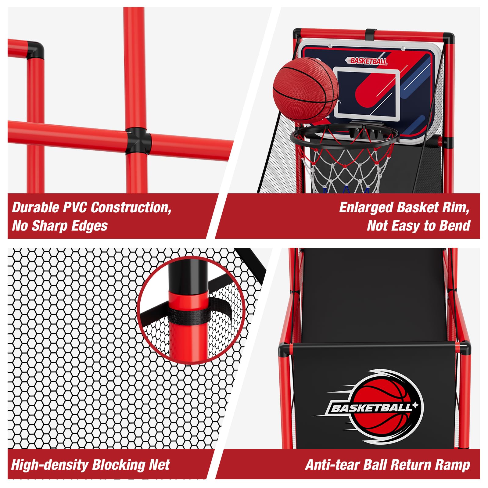 HYES bottom storage area to keep extra balls organized