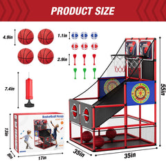 HYES compact home arcade set fits small spaces