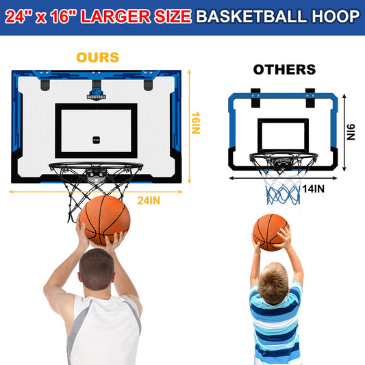 HYES dunk-ready rim with spring for authentic feel during casual play