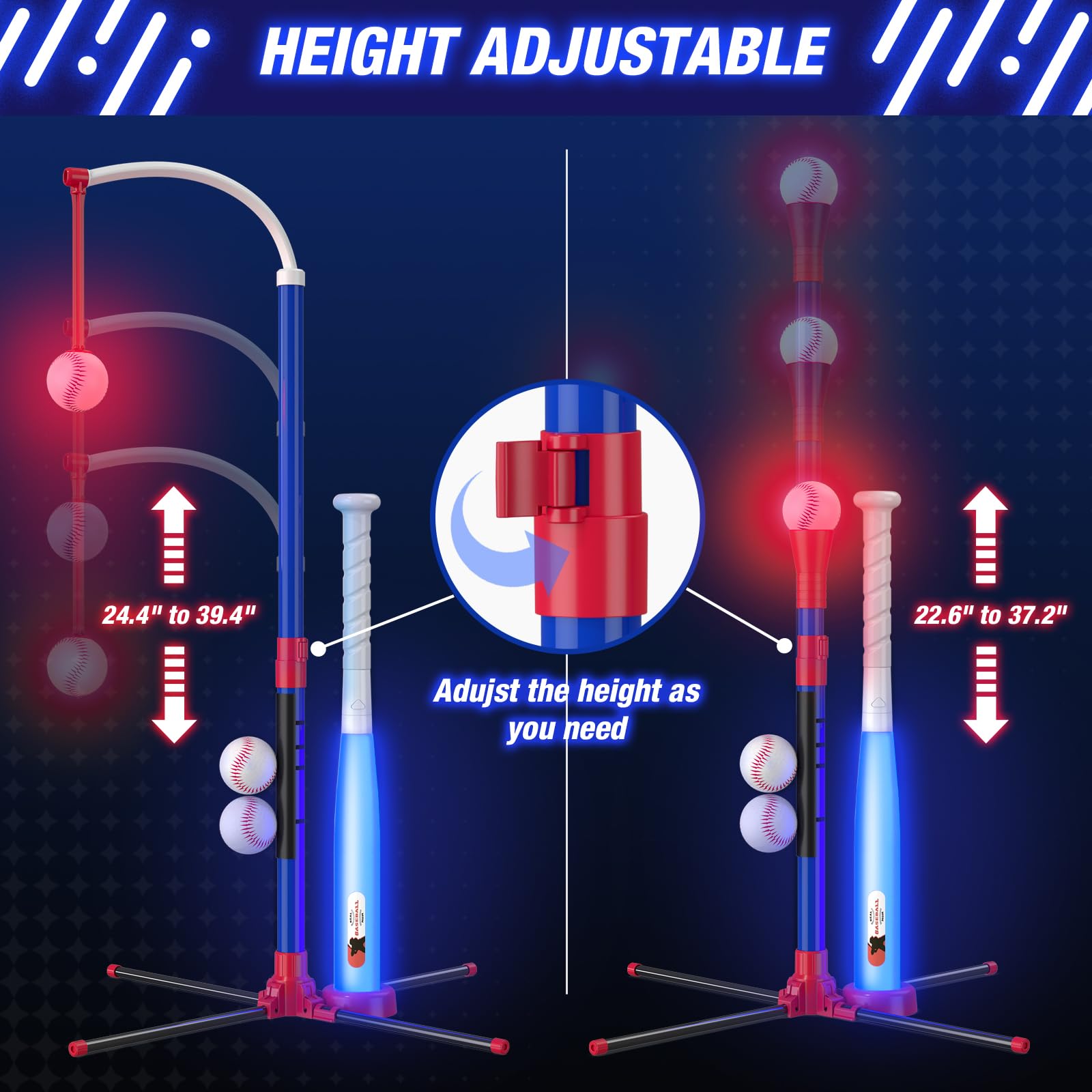 HYES fixed standing tee provides stable practice