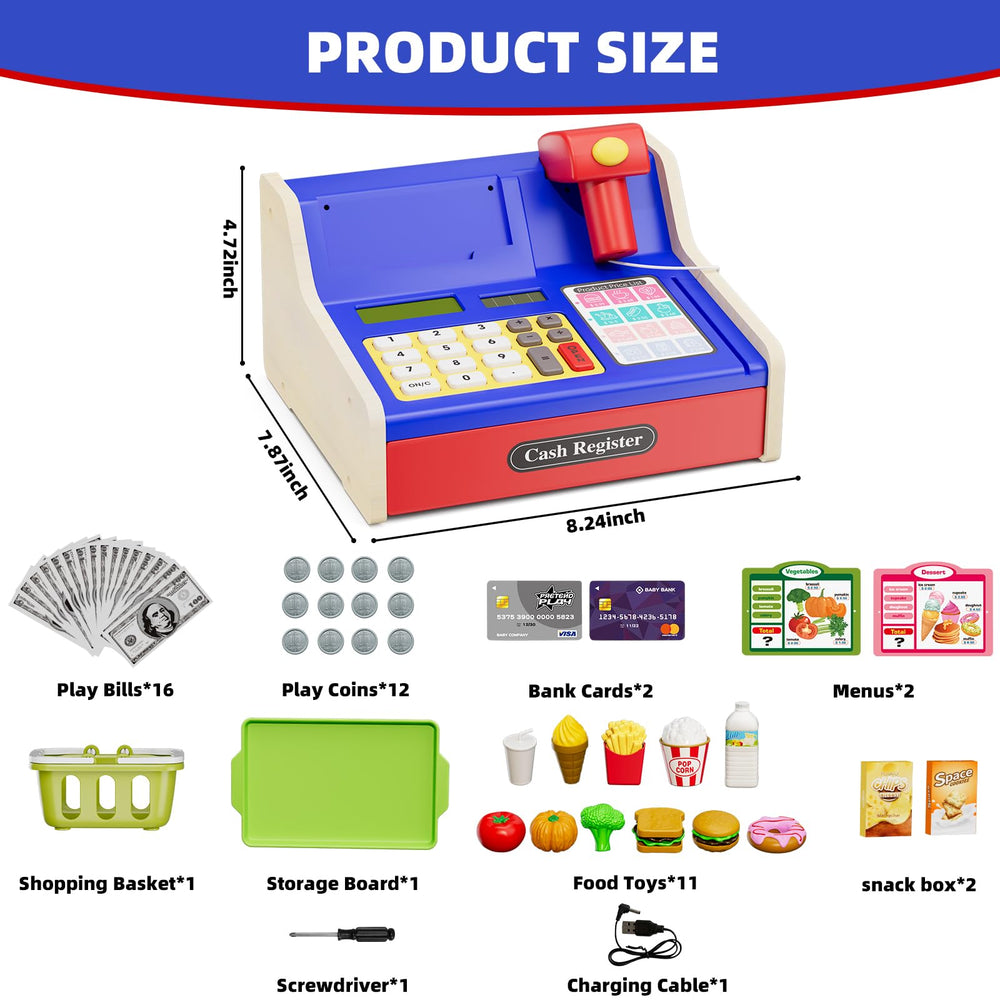 HYES food toy collection (11 pieces) for varied pretend shopping stories.