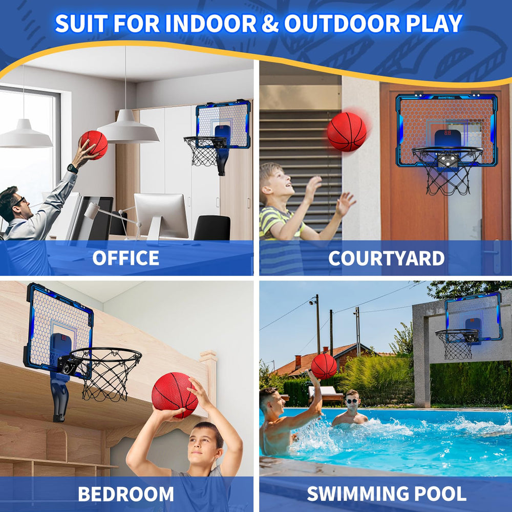 HYES gift-ready packaging emphasizes indoor basketball fun.