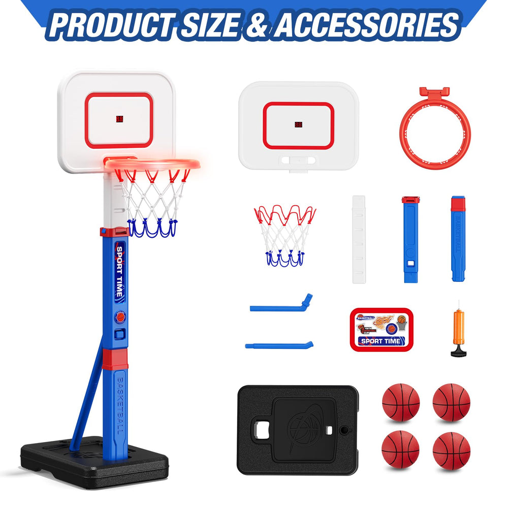 HYES gift-ready basketball toy for ages 3 to 5