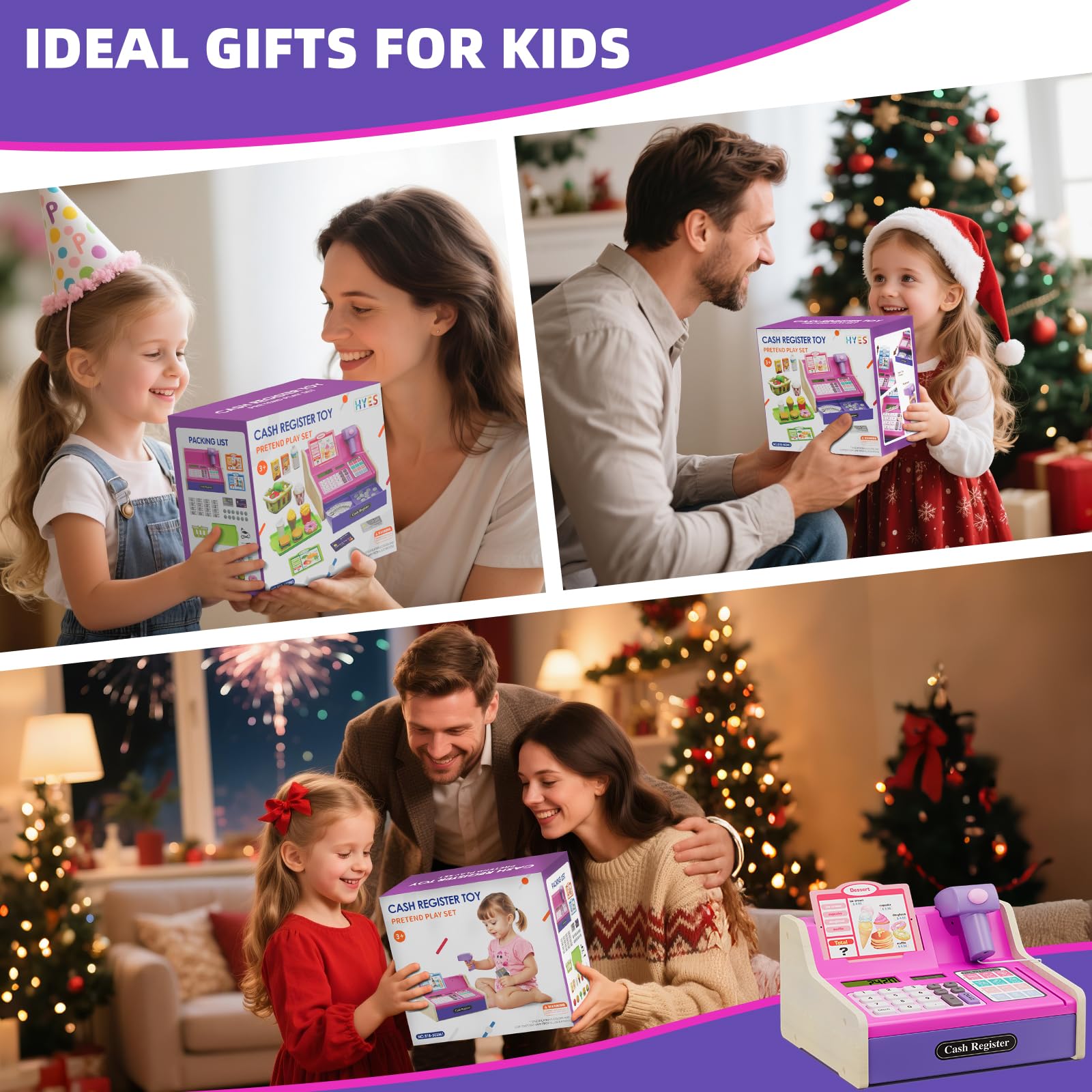 HYES designed for ages 3 to 8 with rounded edges for safety.