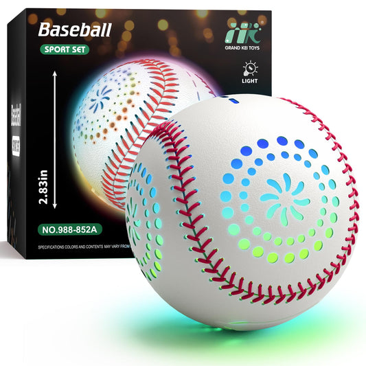 HYES LED glow baseball nightglow enhances night backyard play safely.