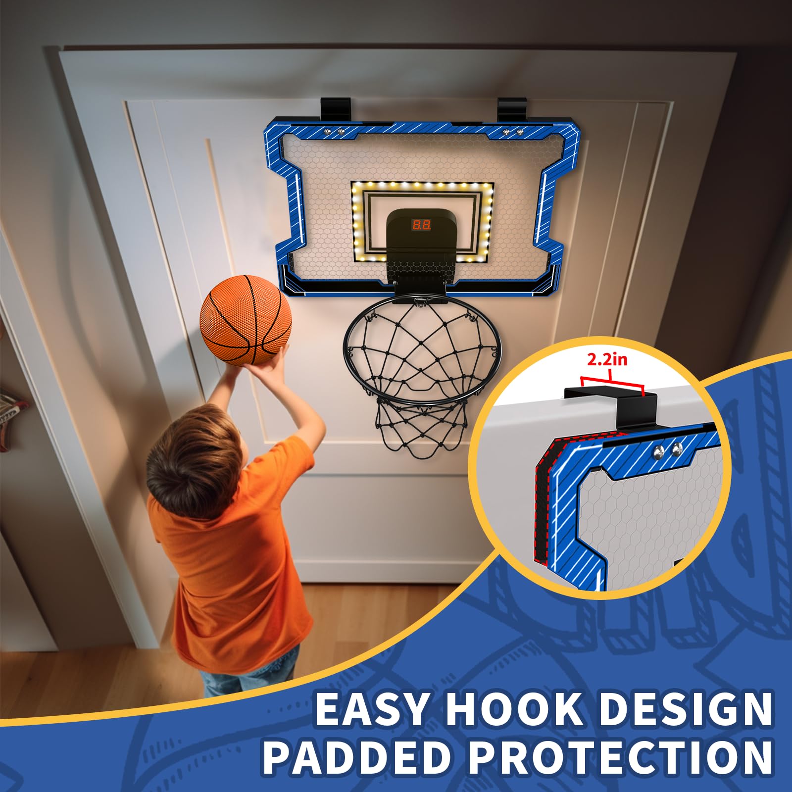 HYES corner pads protecting door frame and reducing noise