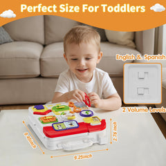 HYES Busy Board light switch activity teaches cause-and-effect through play.
