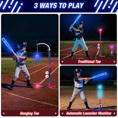 HYES seven-color LED lights for enhanced nighttime practice