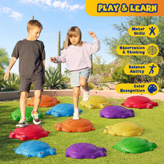 HYES stepping stones DIY stickers for personalized decor and engagement.