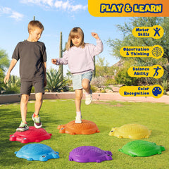 HYES stepping stones storage bag enables easy cleanup after play.