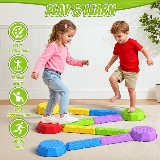 HYES stepping stones textured close-up shows grip for safe jumping
