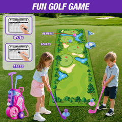The HYES golf balls are bright for engaging, interactive sessions