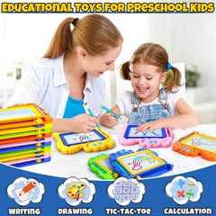 Hymaz 15-pack magnetic drawing board pen slot keeps drawing tools secure and accessible