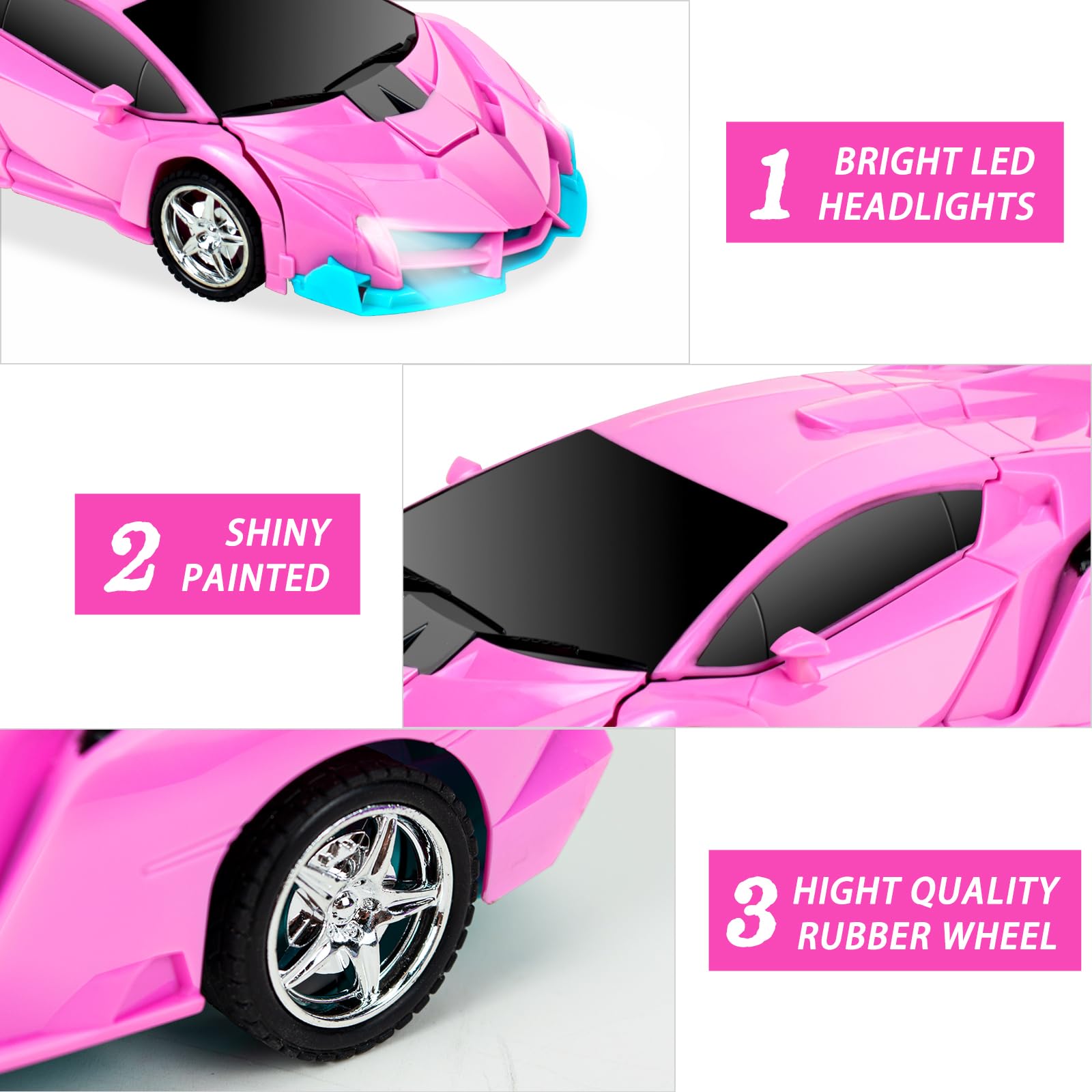 Hymaz Transform RC Car one-button deformation enables quick car to robot transitions