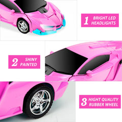 Hymaz Transform RC Car one-button deformation enables quick car to robot transitions