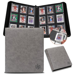 HYMENEX Toploader Binder front view shows 9-pocket layout for easy card organization