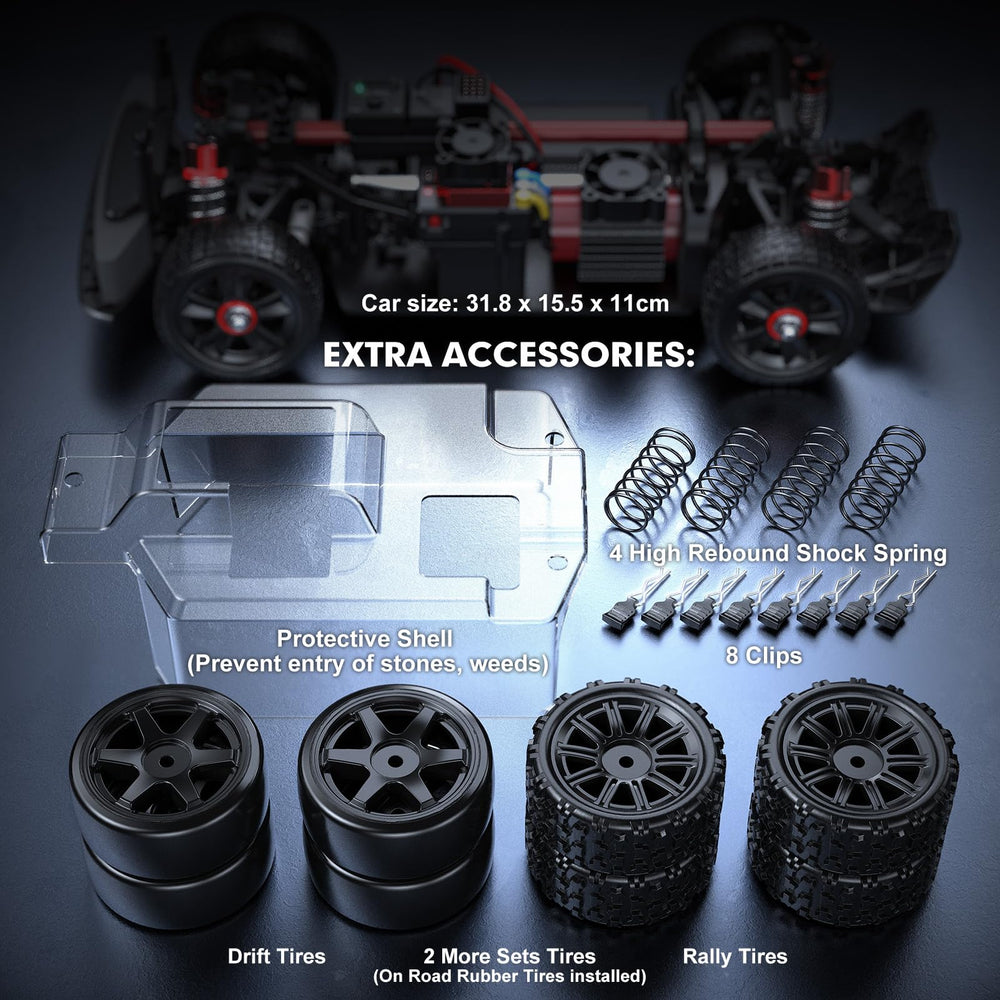 Hyper Go 14301 V3 2.4GHz transmitter with speed-limiting feature.
