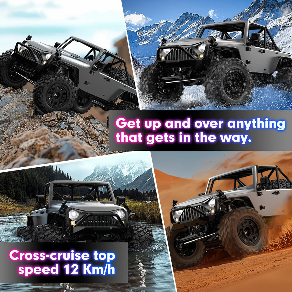 Hyper Go H12Y brushless-motor enables strong torque and smooth crawls