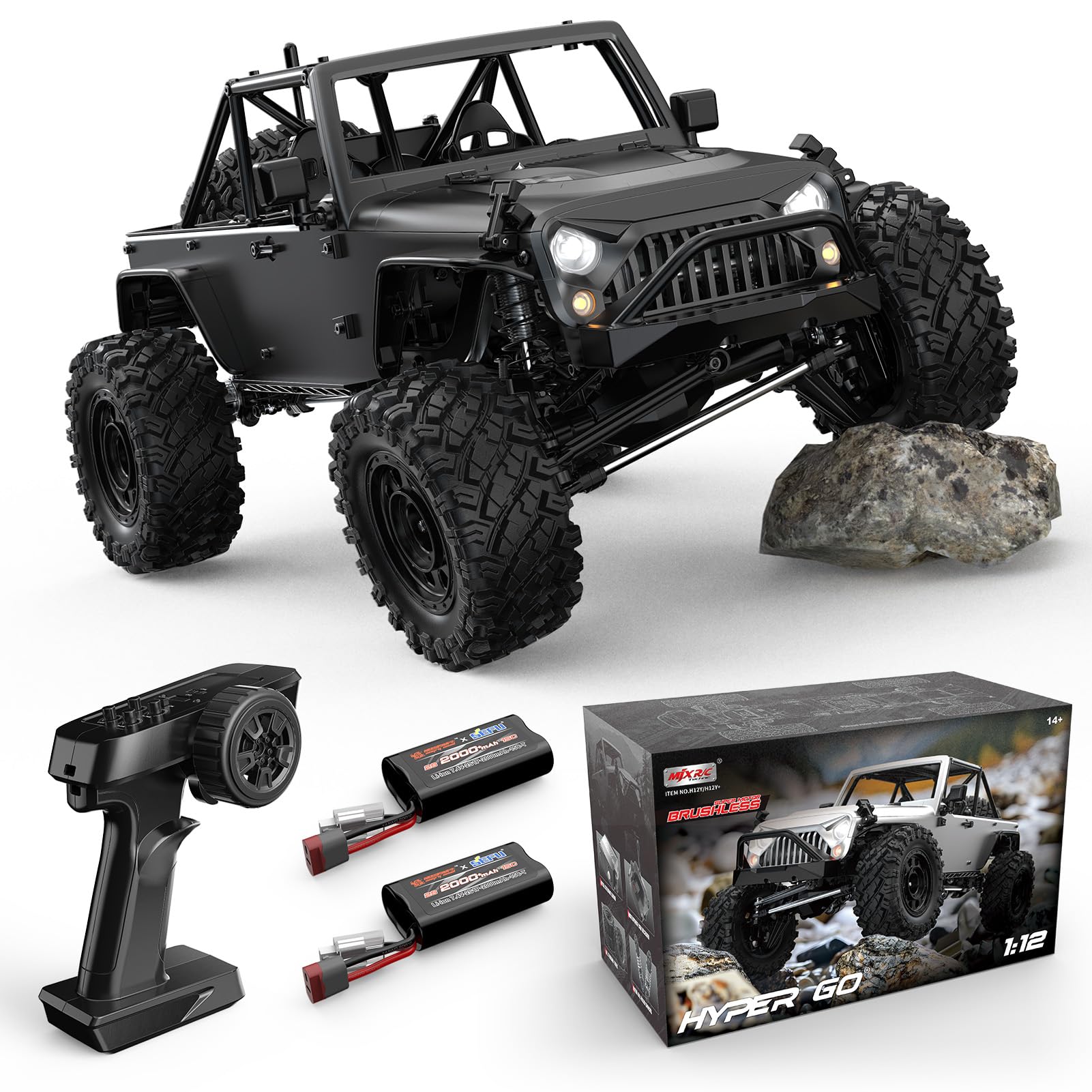 Hyper Go H12Y metal-shell body for rugged outdoor crawling