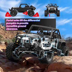 Hyper Go H12Y portal-axles boost ground clearance for obstacles