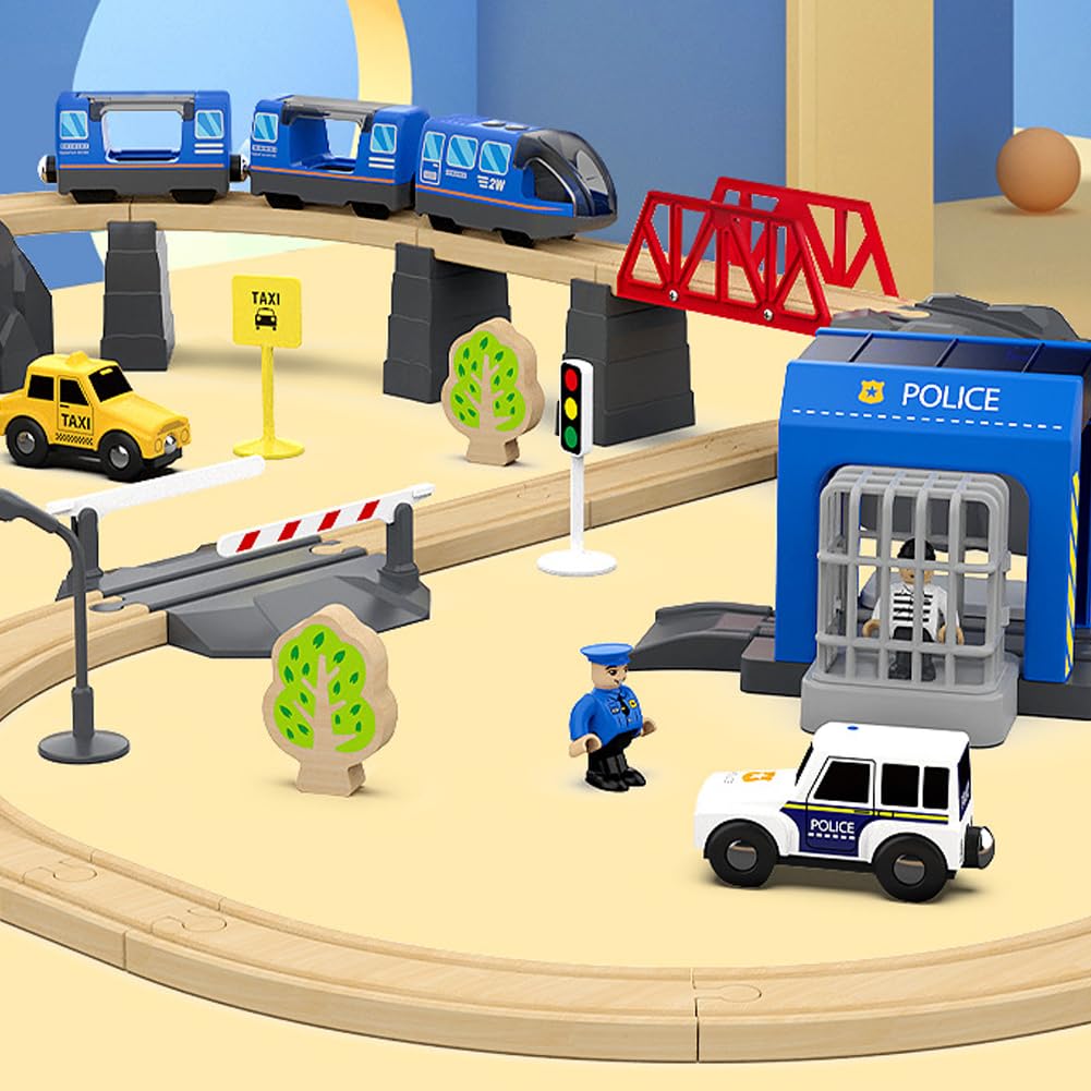 HyperLiving compatible wooden track sets expand play with popular brands.