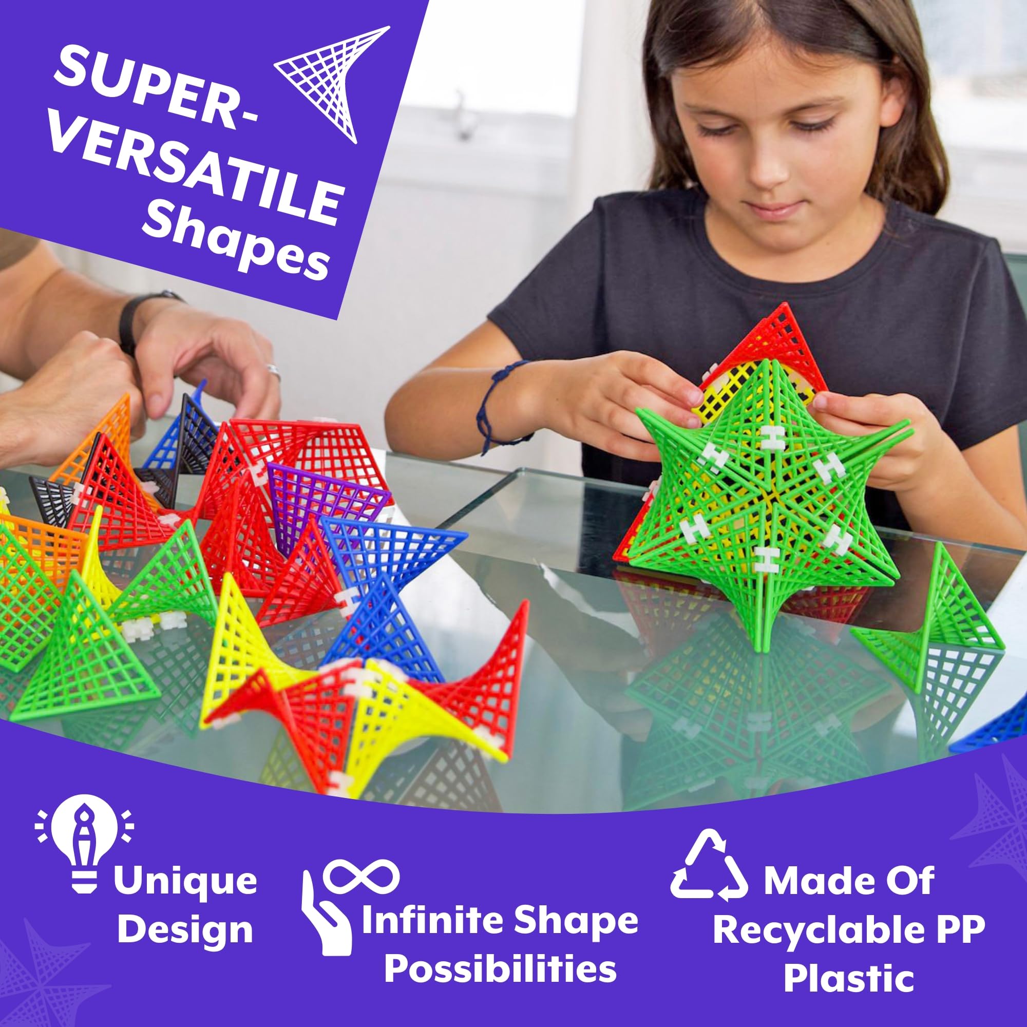 Hypertile HyperTiles hyperbolic surface model shown for hands-on exploration.