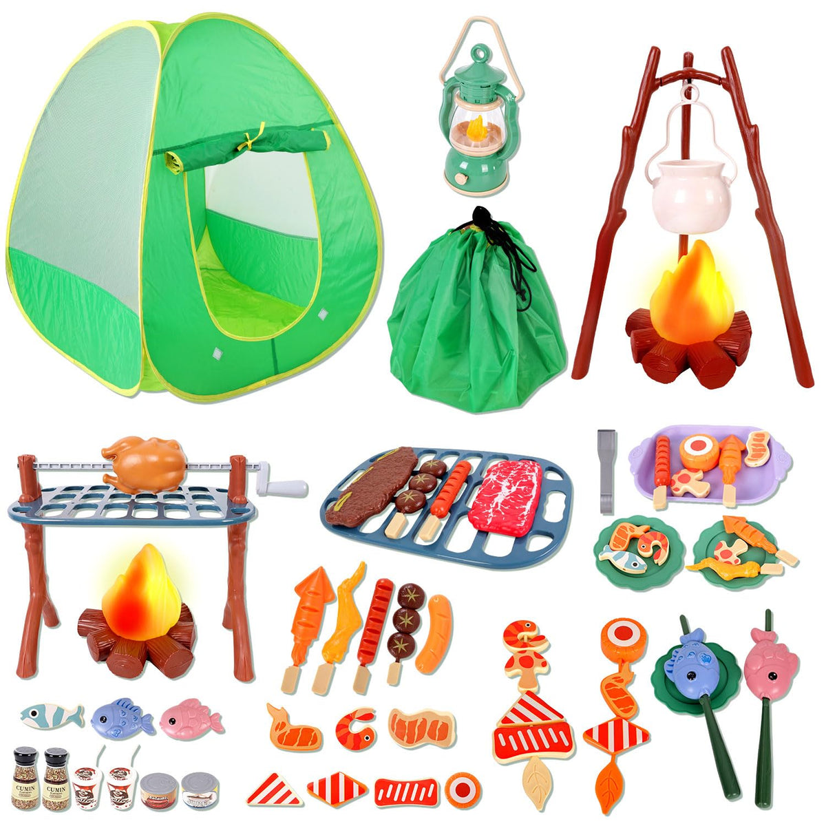 HYRENEE Kids Camping Set play tent for imaginative indoor adventures and easy setup