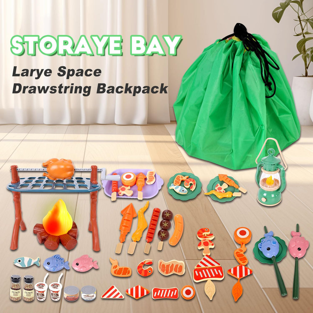 HYRENEE Portable carrying case keeps pieces organized for on-the-go camping fun