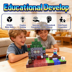 HYWEIQING STEM construction blocks support cooperative play with friends