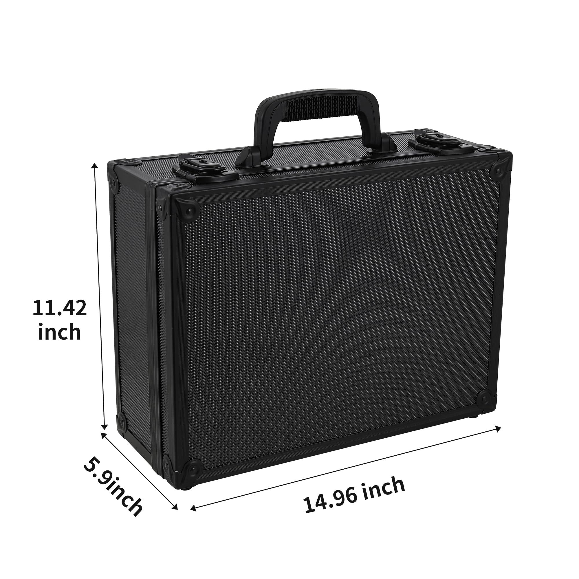 HZGXQN Toploader Storage Box with lock and keys for added security