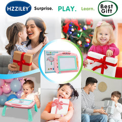 HZZILEY doodle board accessories with stamps for decorative doodling ideas.