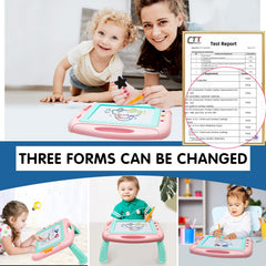 HZZILEY mess-free arts board keeps walls clean during drawing sessions.