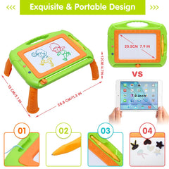HZZILEY portable drawing table is simple to assemble for travel.